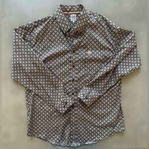 Cinch button down dress shirt